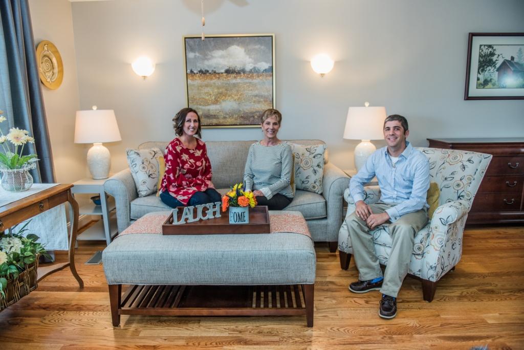 AdamMiller.Realtor - picture of Adam Miller, Paula Miller, and Tiffany Brooks which comprises the Miller Team at Coldwell Banker in Shepherdstown, West Virginia